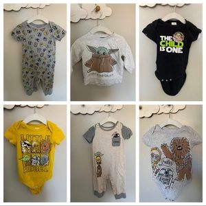 6-18 Month Star Wars Baby Boy 1st Birthday Bundle